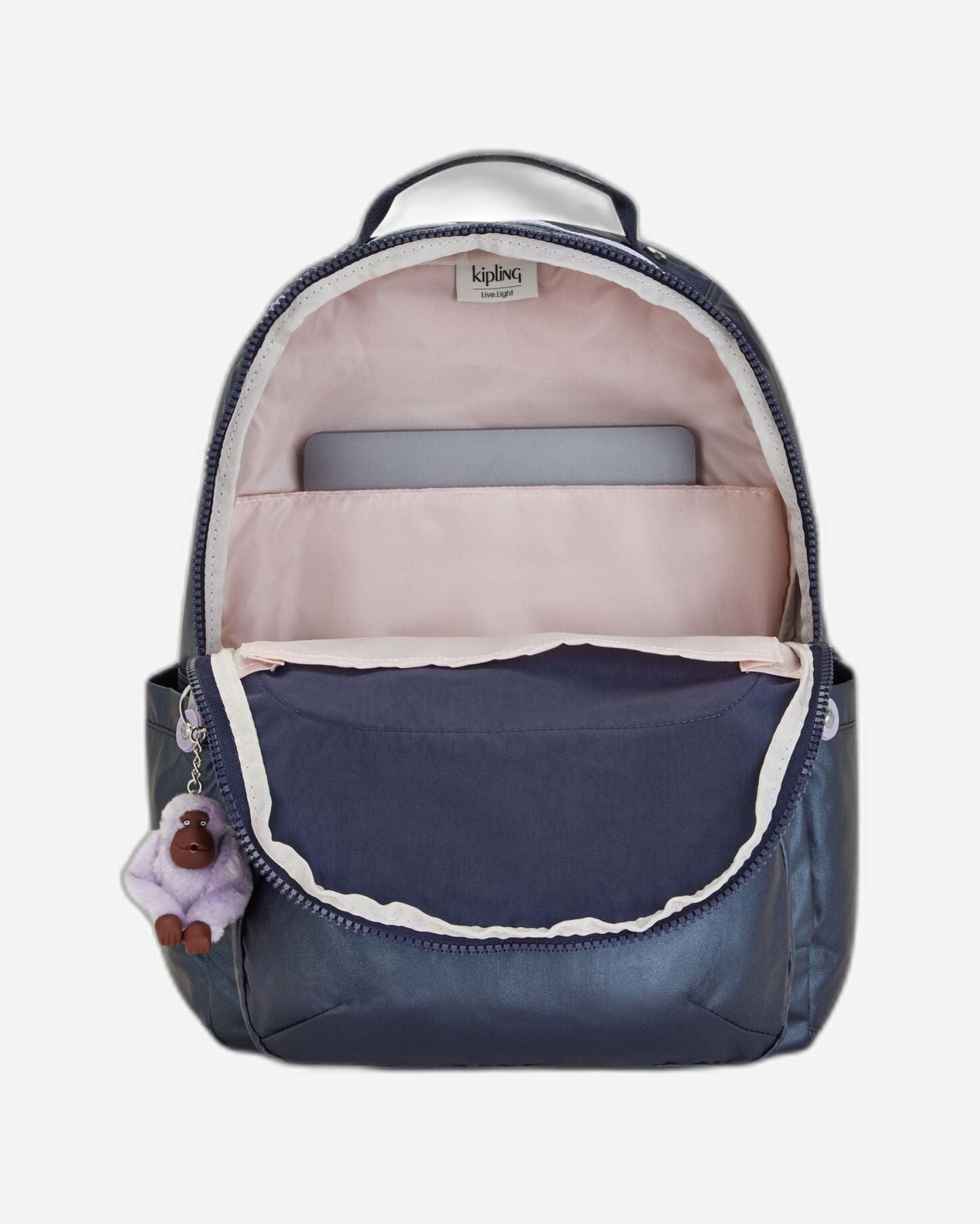 Kipling Seoul Admiral Bl Metallic Large Backpack C2I5764-7SP