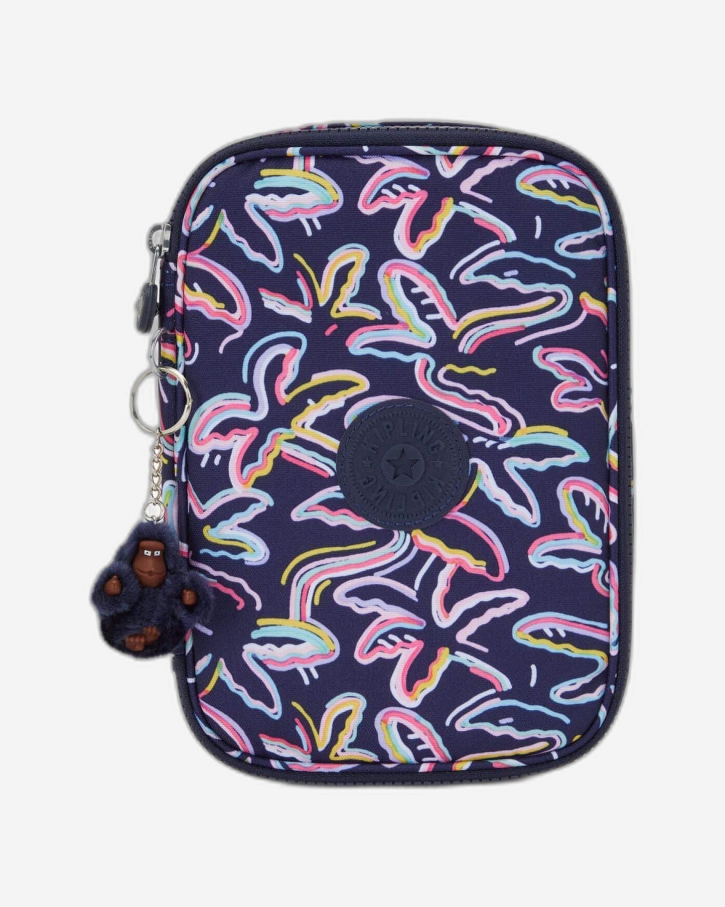 Kipling 100 Pens Palm Fiesta Print Large Pencase C2I6002-3MC