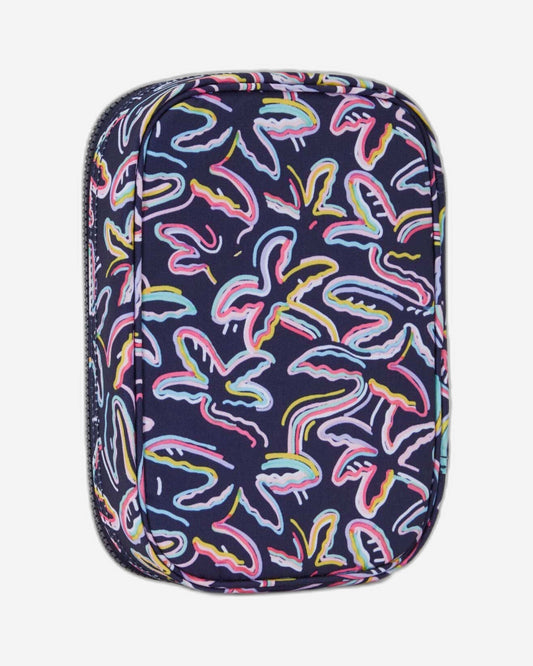 Kipling 100 Pens Palm Fiesta Print Large Pencase C2I6002-3MC