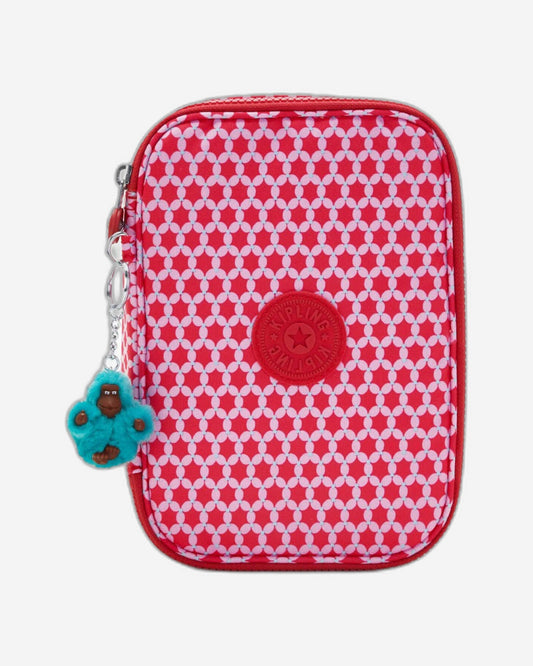 Kipling 100 Pens Starry Dot Prt Large Pencase C2I6002-5DT