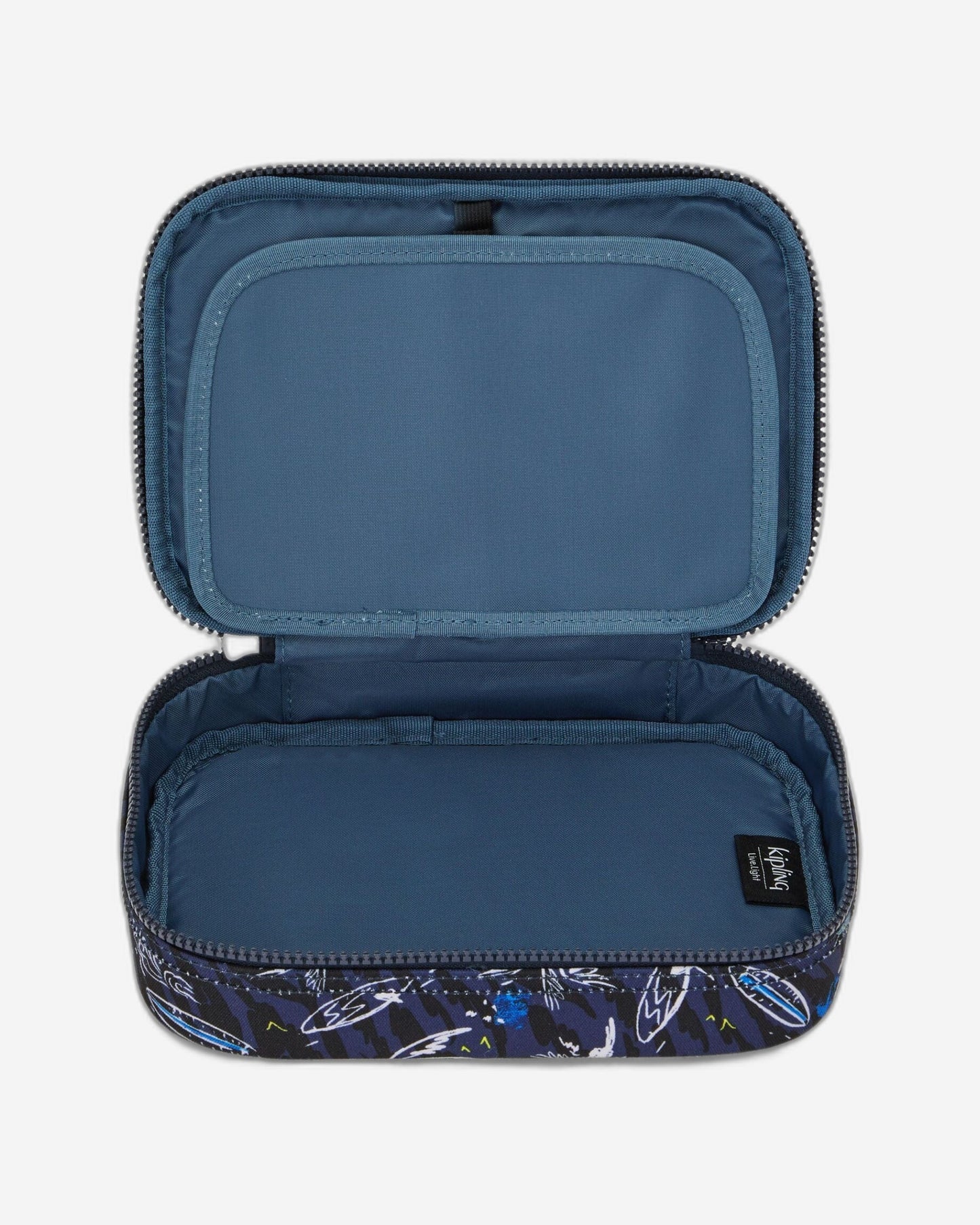 Kipling 100 Pens Surf Sea Print Large Pencase C2I6002-Y70