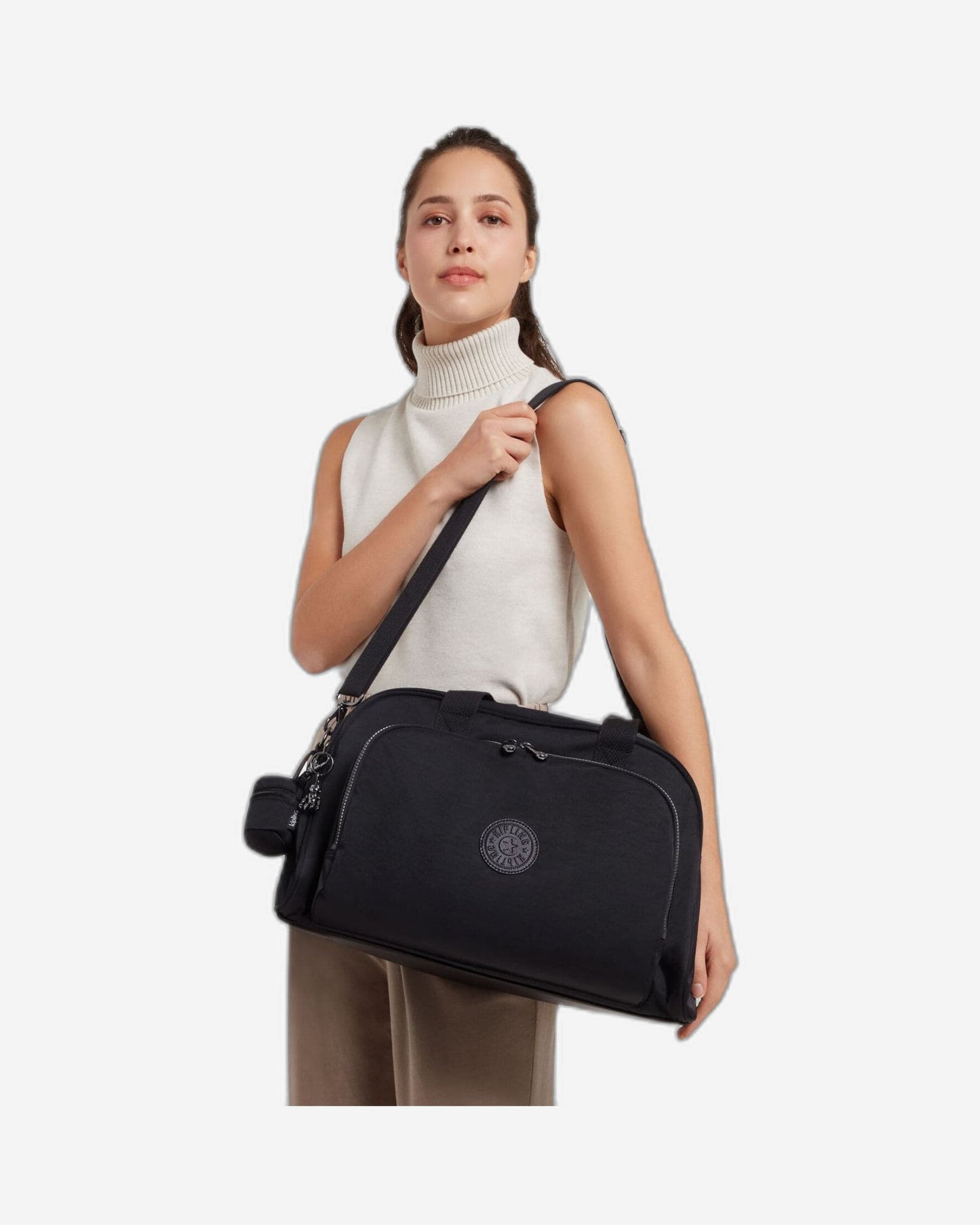 Kipling Camama Rich Black Large Baby Bag with Changing Mat C2I6052-53F