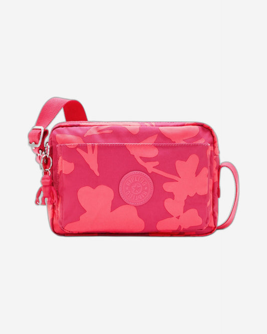 Kipling Abanu M Coral Print Medium Crossbody Bag C2I6237-T44
