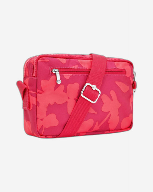 Kipling Abanu M Coral Print Medium Crossbody Bag C2I6237-T44