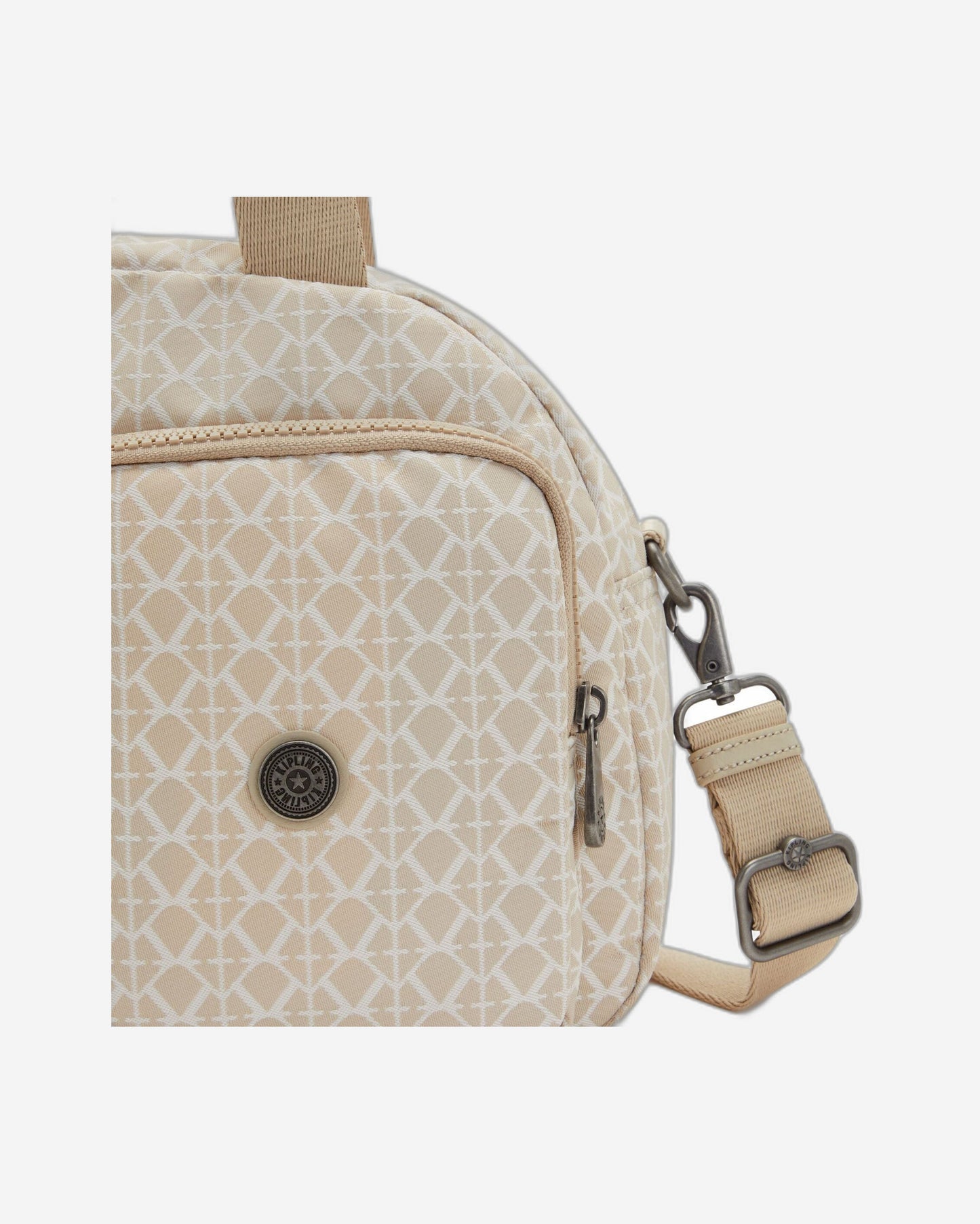Kipling Cool Defea Signature Beige Medium Shoulder Bag C2I6454-R63