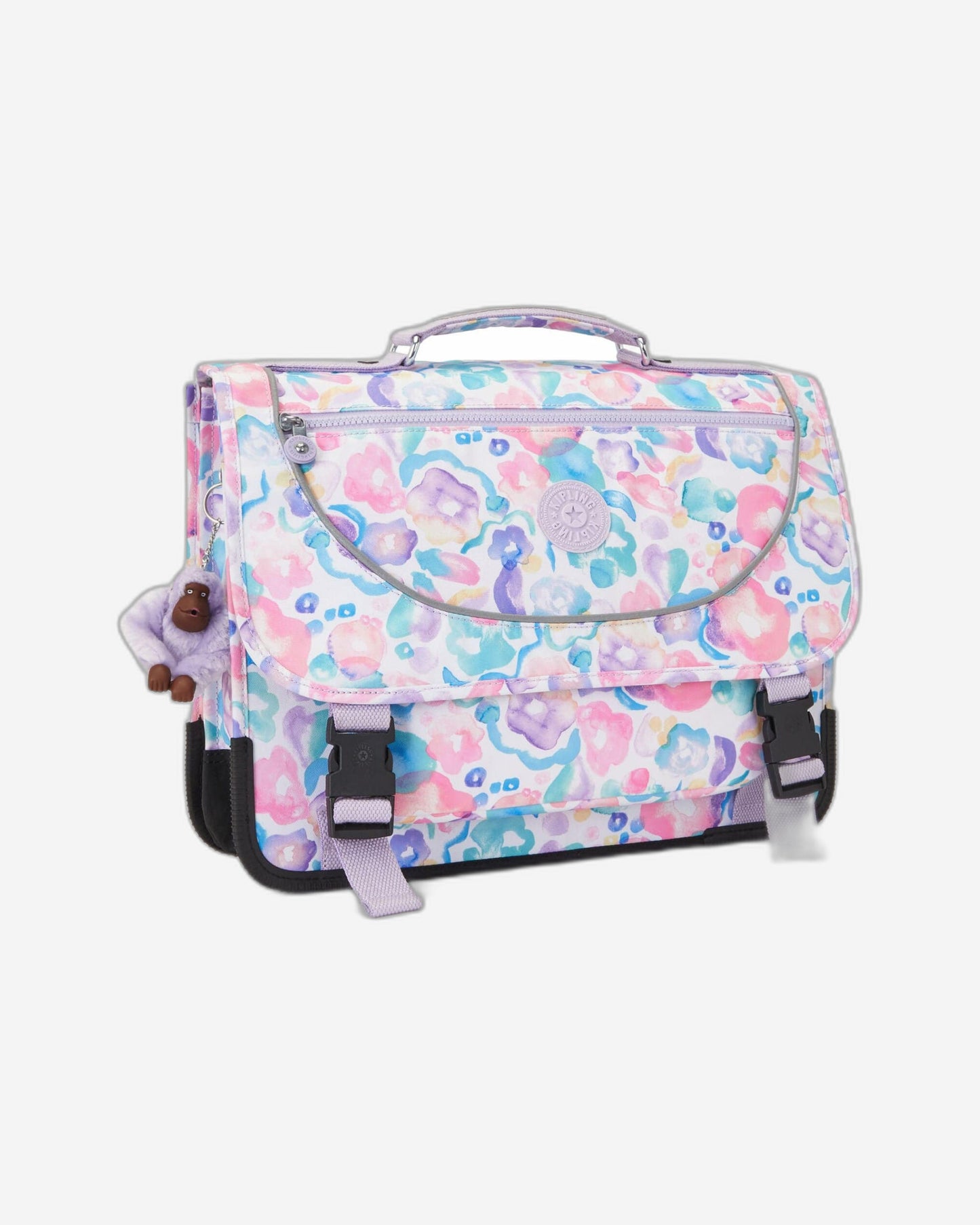 Kipling Preppy Aqua Flowers Backpack C2I6543-2FW