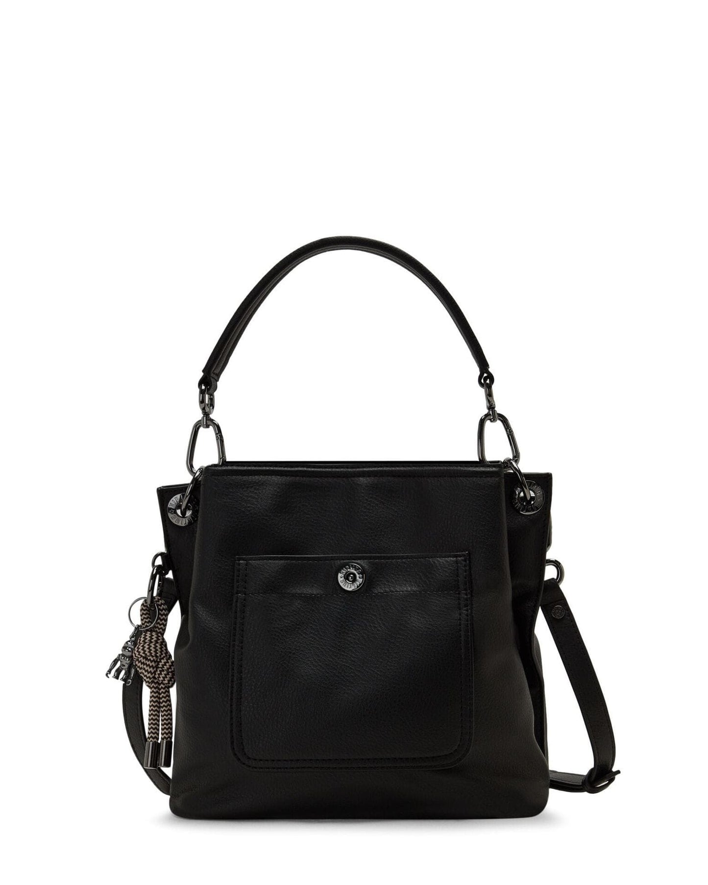 Kipling Thais Black Fl Medium Shoulder Bag C2I6779-66C