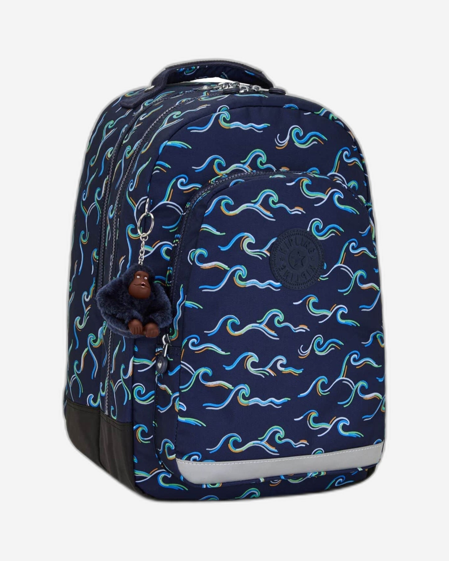 Kipling Class Room Fun Ocean Print Large Backpack C2I7090-W92