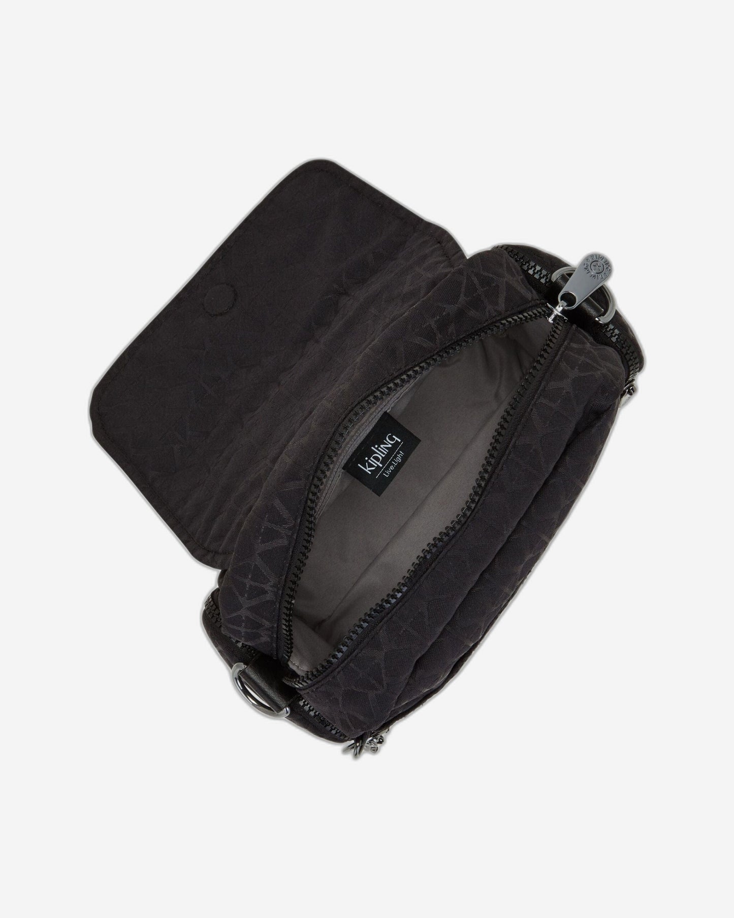 Kipling Danita Signature Blk Q Small Crossbody Bag C2I7422-M34