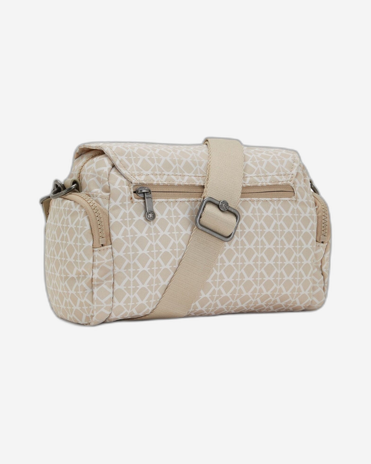 Kipling Danita Signature Beige Small Crossbody Bag C2I7422-R63