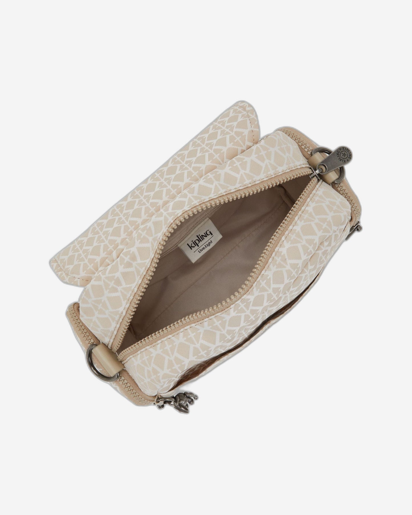 Kipling Danita Signature Beige Small Crossbody Bag C2I7422-R63