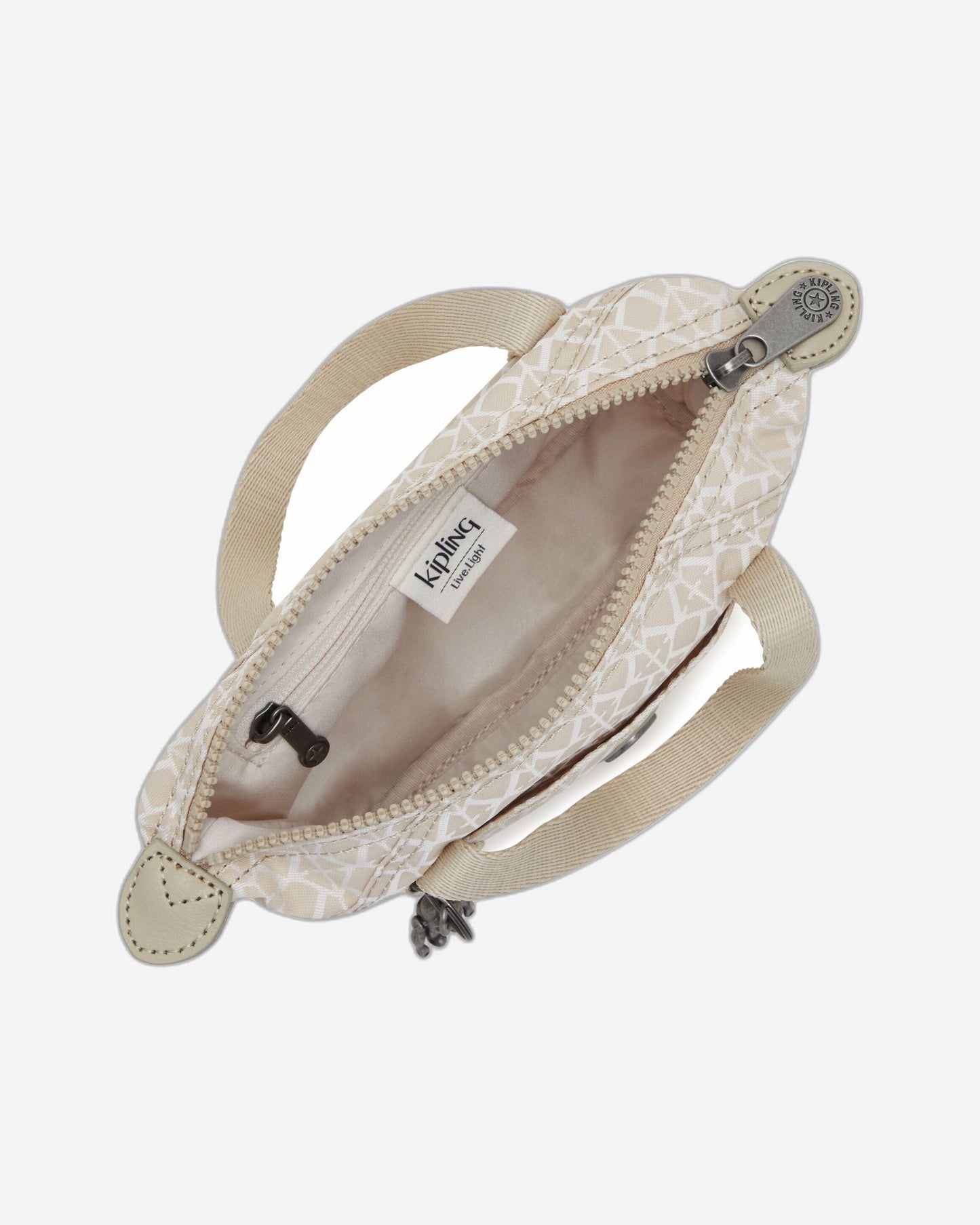 Kipling Art Compact Signature Beige Small Crossbody Bag C2I7492-R63