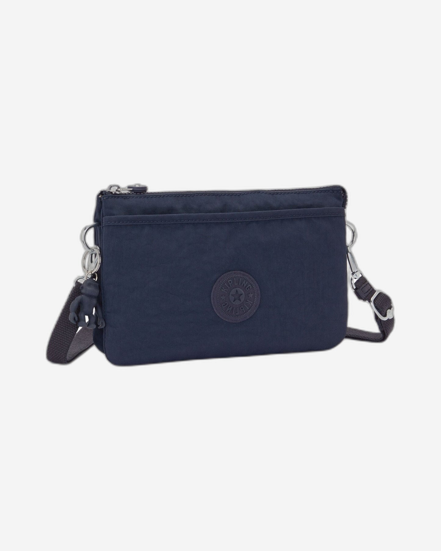 Kipling Riri Blue Bleu 2 Large Pouch with Crossbody Strap C2I7590-96V