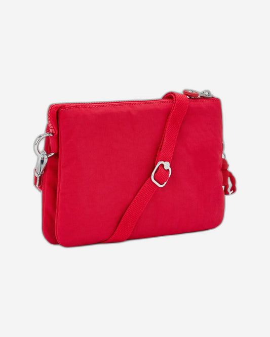 Kipling Riri Red Rouge Large Pouch with Crossbody Strap C2I7590-Z33