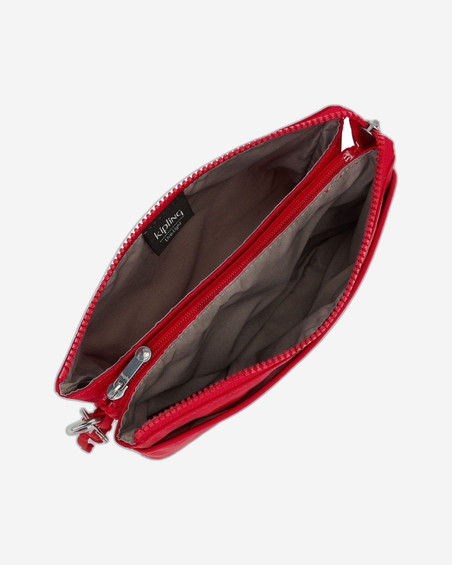 Kipling Riri Red Rouge Large Pouch with Crossbody Strap C2I7590-Z33