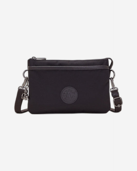 Kipling Riri Rich Black Large Pouch with Crossbody Strap C2I7679-53F