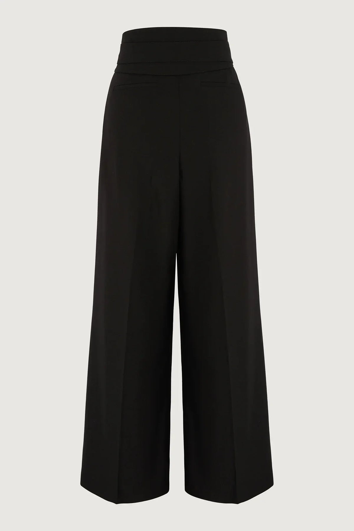 Georgia Wide Leg Trouser in Black