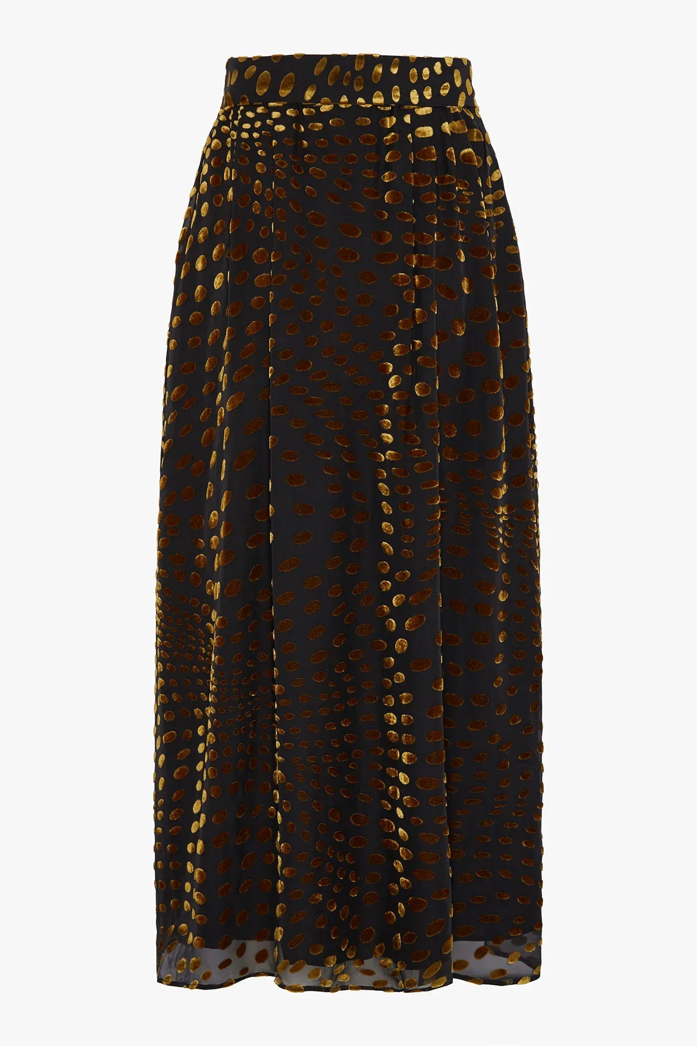 Idalia Velvet Burn Out Maxi Skirt in Berry Floral