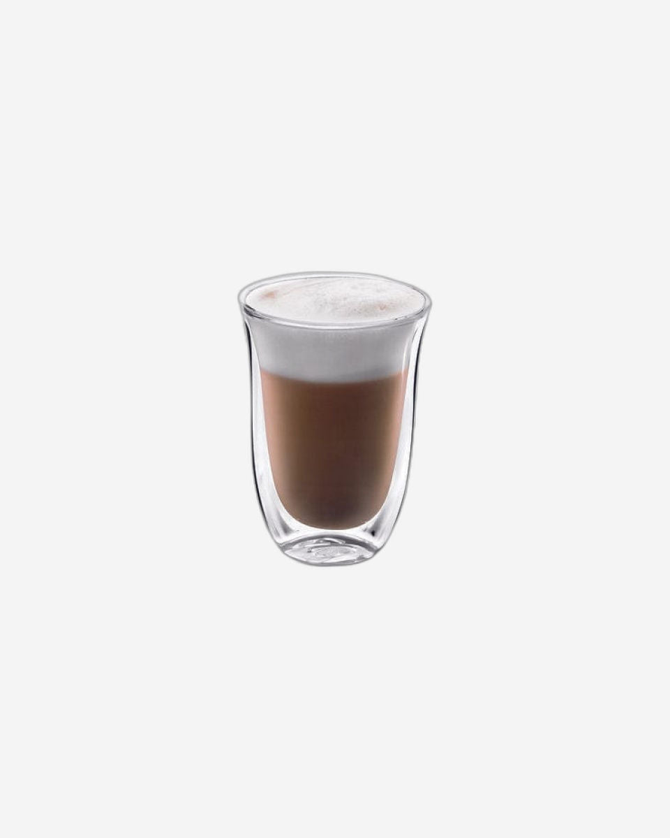 De'Longhi 2 Piece Latte Macchiato Thermo Glasses