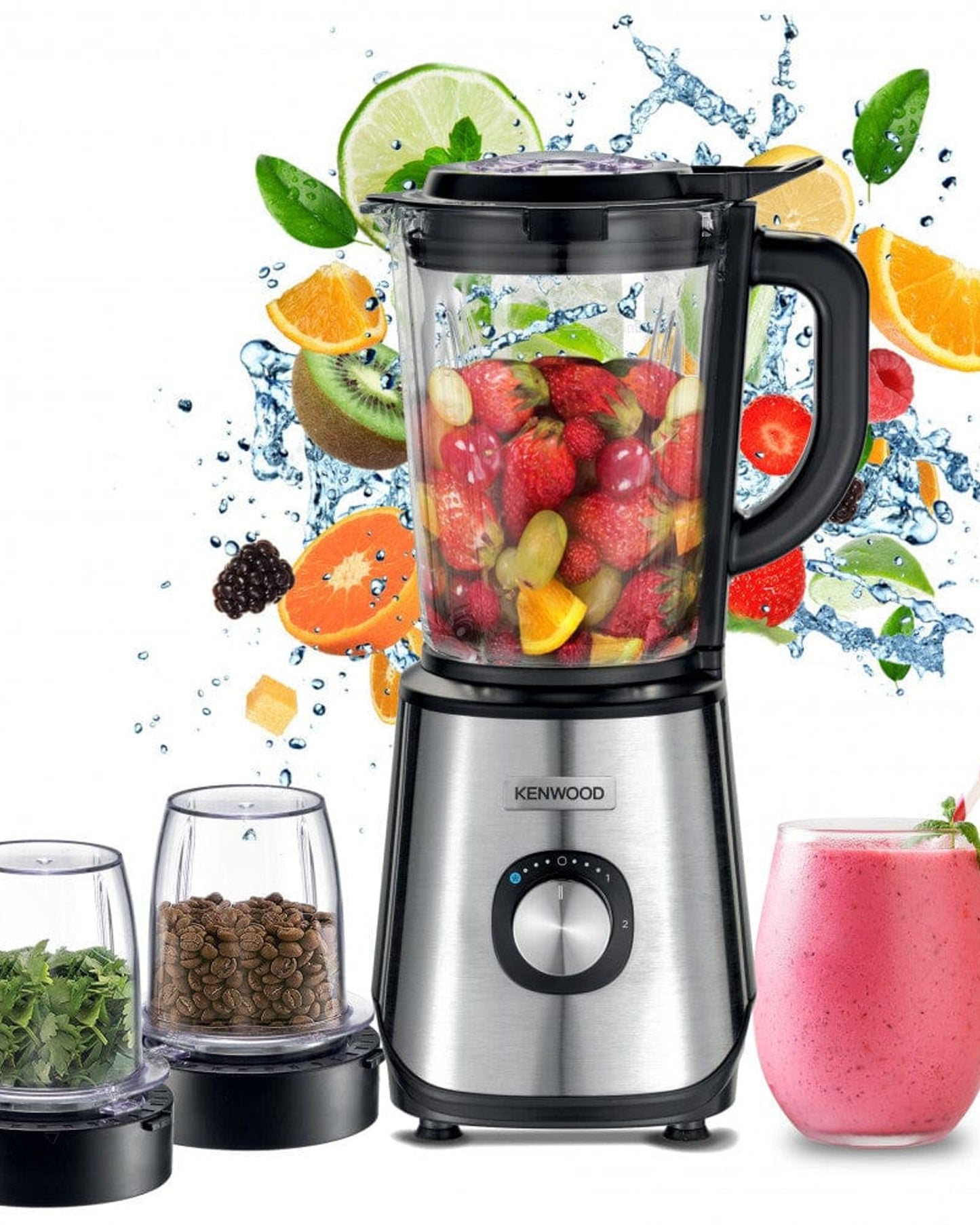 Kenwood 1.5L Glass Blender with Mill