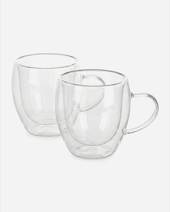 Cuisine Art Borosilicate Double Wall Glass 80ml Set 4