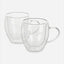 Cuisine Art Borosilicate Double Wall Glass Set 80ml 4Pc