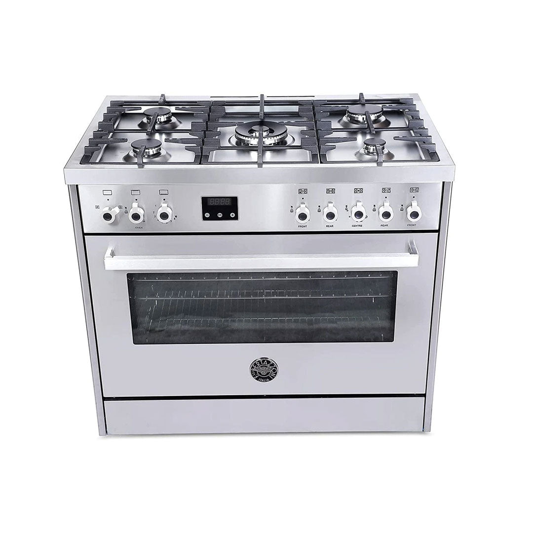 Bertazzoni طباخ غاز كامل بمروحة مزدوجة 90X60