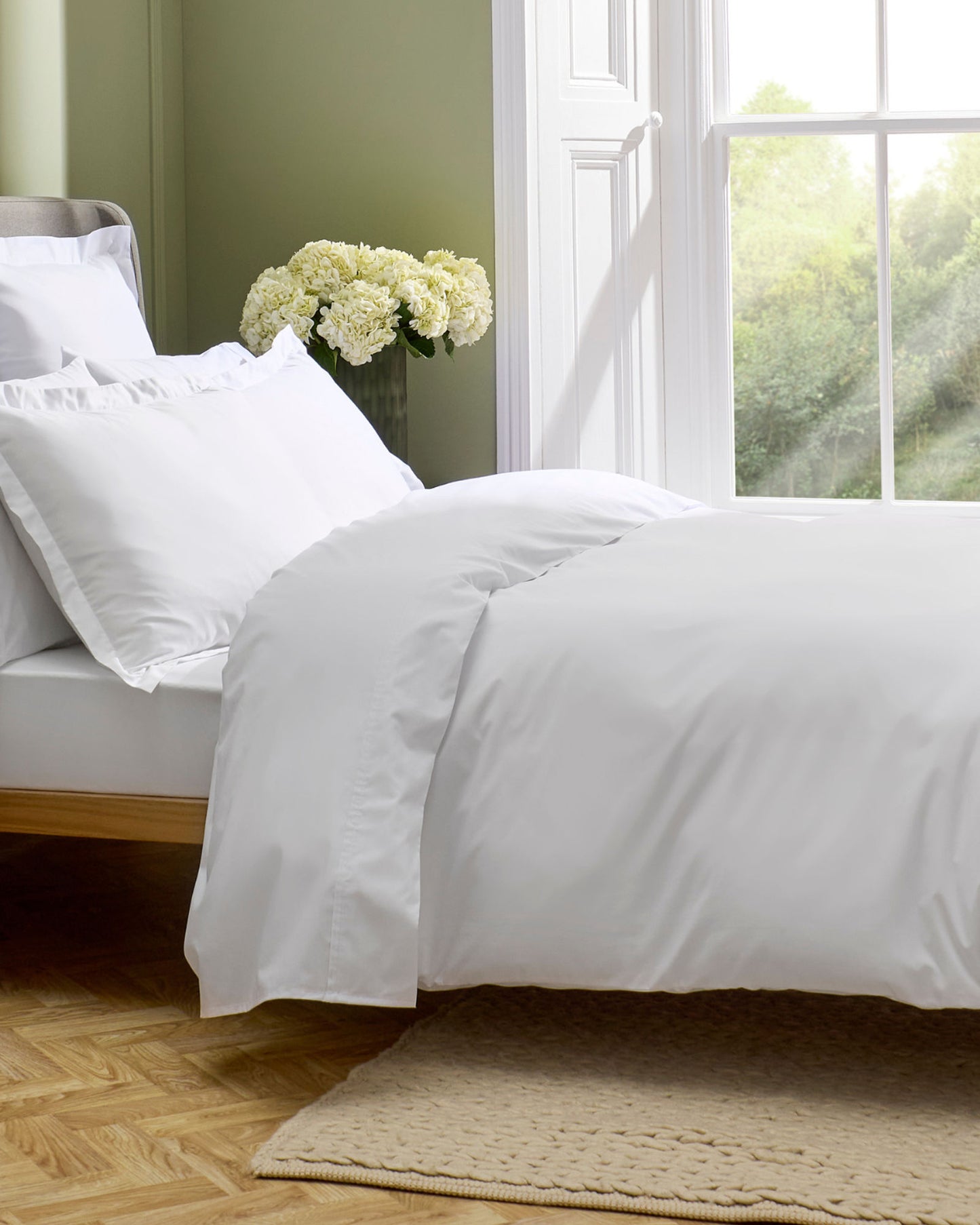 Christy Chelsea Bed Linen 200TC White