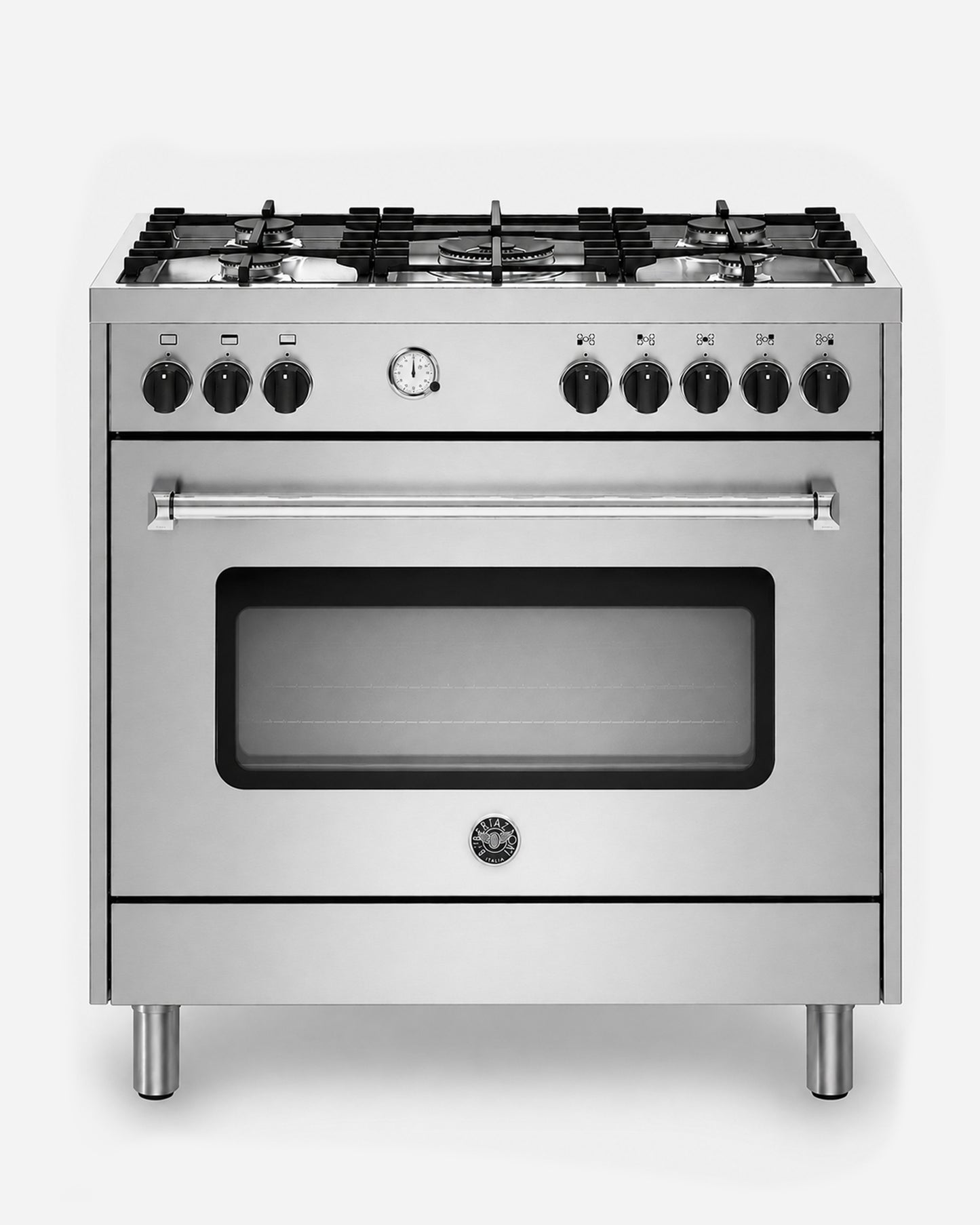 Bertazzoni Full Gas Range Cooker 90x60, Stainless Steel