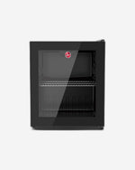 Hoover 65L Cosmetic Cooler - Adjustable Thermostat, Glass Door, LED Light - HBC-K65-B