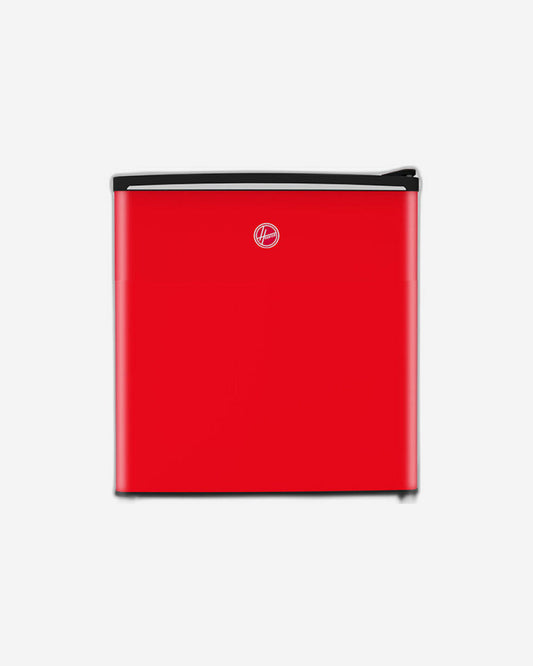 Hoover 62L Single Door Compact Refrigerator with Freezer Compartment - Mechanical Control, Adjustable Thermostat, 1 Removable Shelf, Defrost Feature, 1 Year Warranty,Red - HSD-K62-R