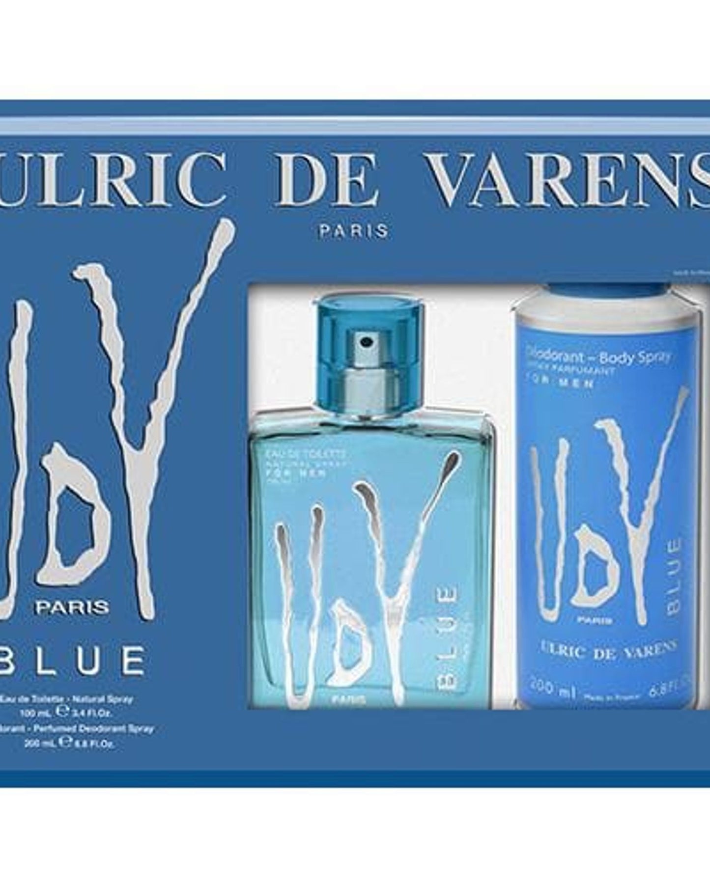 Ulric De Varens Blue (EDT 100ml + Perfumed Deodorant 200ml)