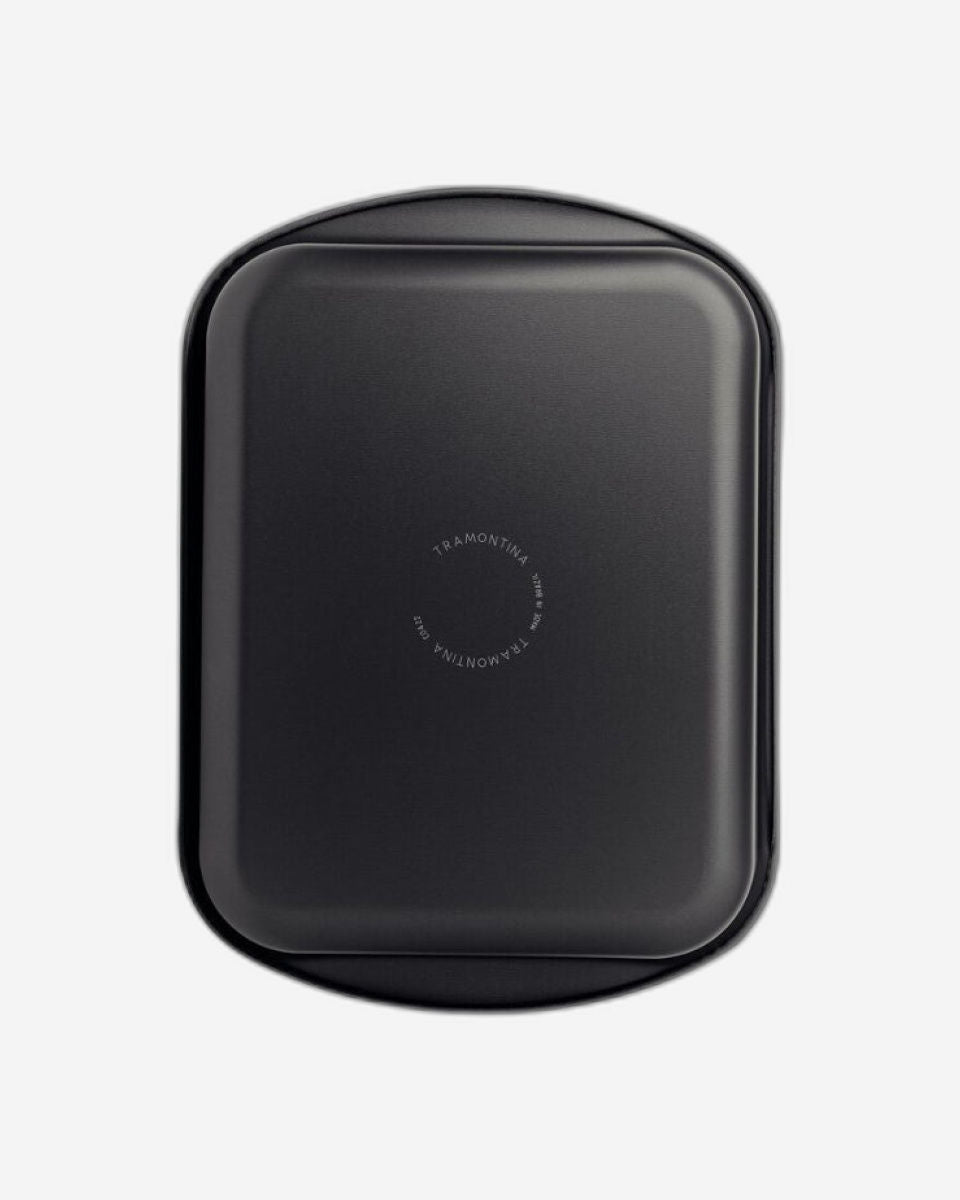 Tramontina Brasil Aluminum Deep Roasting Pan with Interior and Exterior Starflon Max Nonstick Coating Graphite, 22 cm, 1,9 L