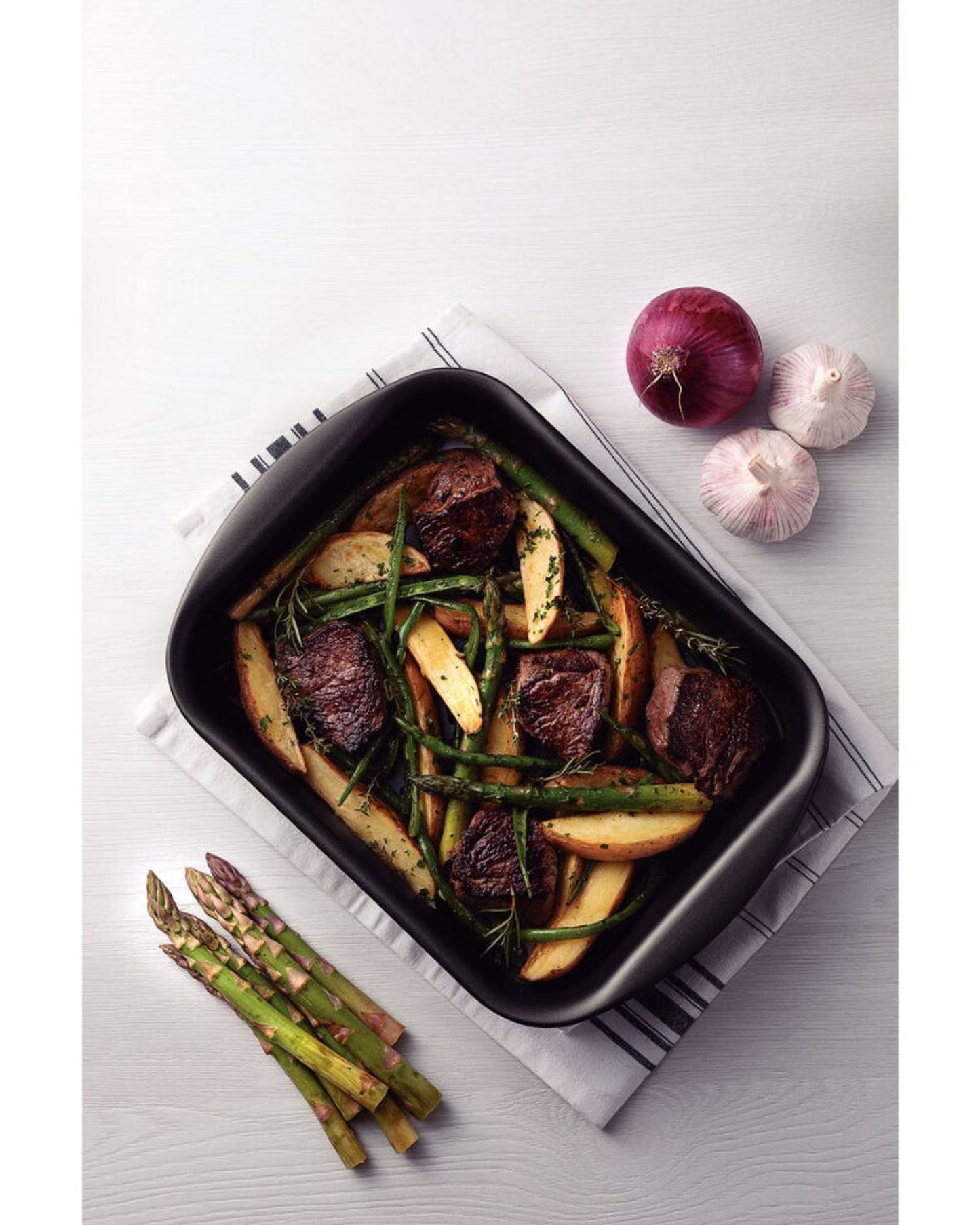 Tramontina Brasil Aluminum Deep Roasting Pan with Interior and Exterior Starflon Max Nonstick Coating Graphite, 22 cm, 1,9 L