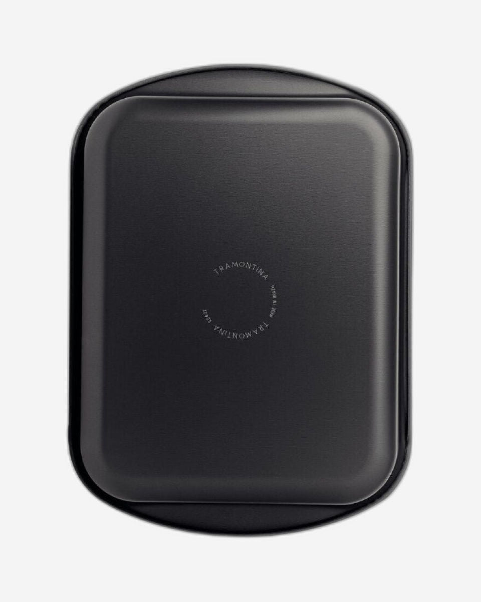 Tramontina Brasil Aluminum Deep Roasting Pan with Interior and Exterior Starflon Max Nonstick Coating Graphite, 28 cm, 3,3 L