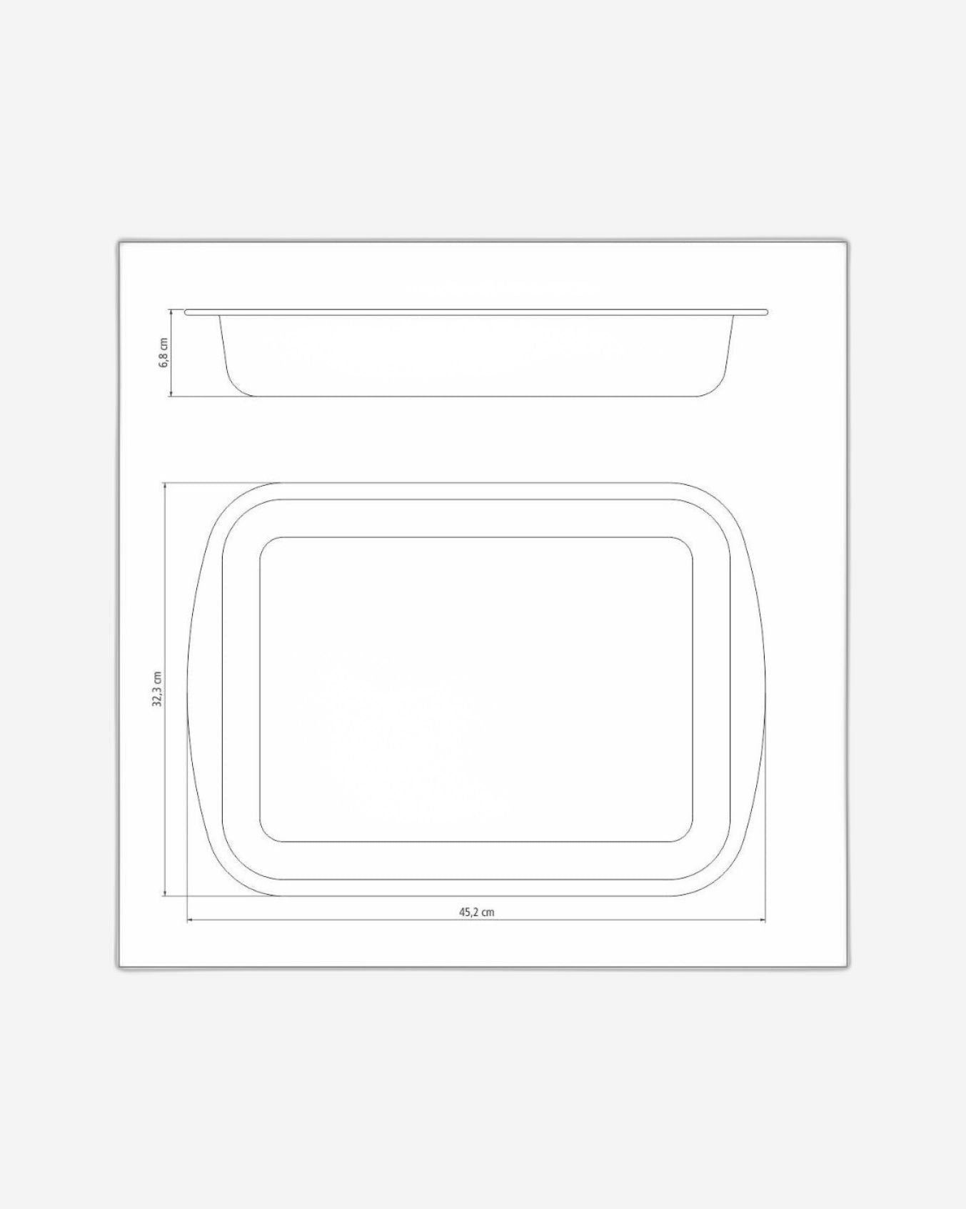 Tramontina Brasil Roasting Pan 7.2L Graphite