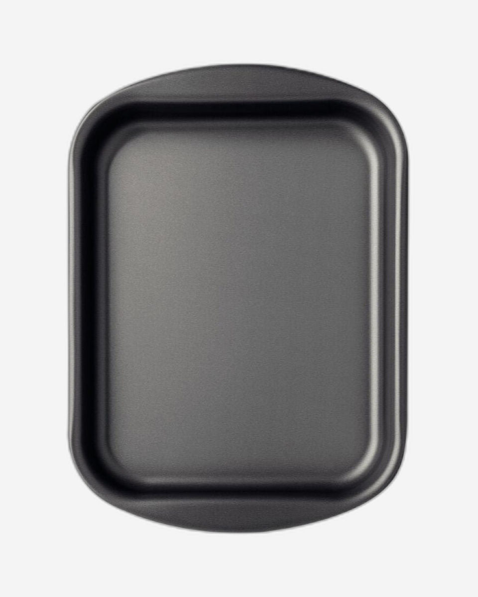 Tramontina Brasil Aluminum Flat Roasting Pan with Interior and Exterior Starflon Max Nonstick  Coating Graphite, 28 cm, 2 L