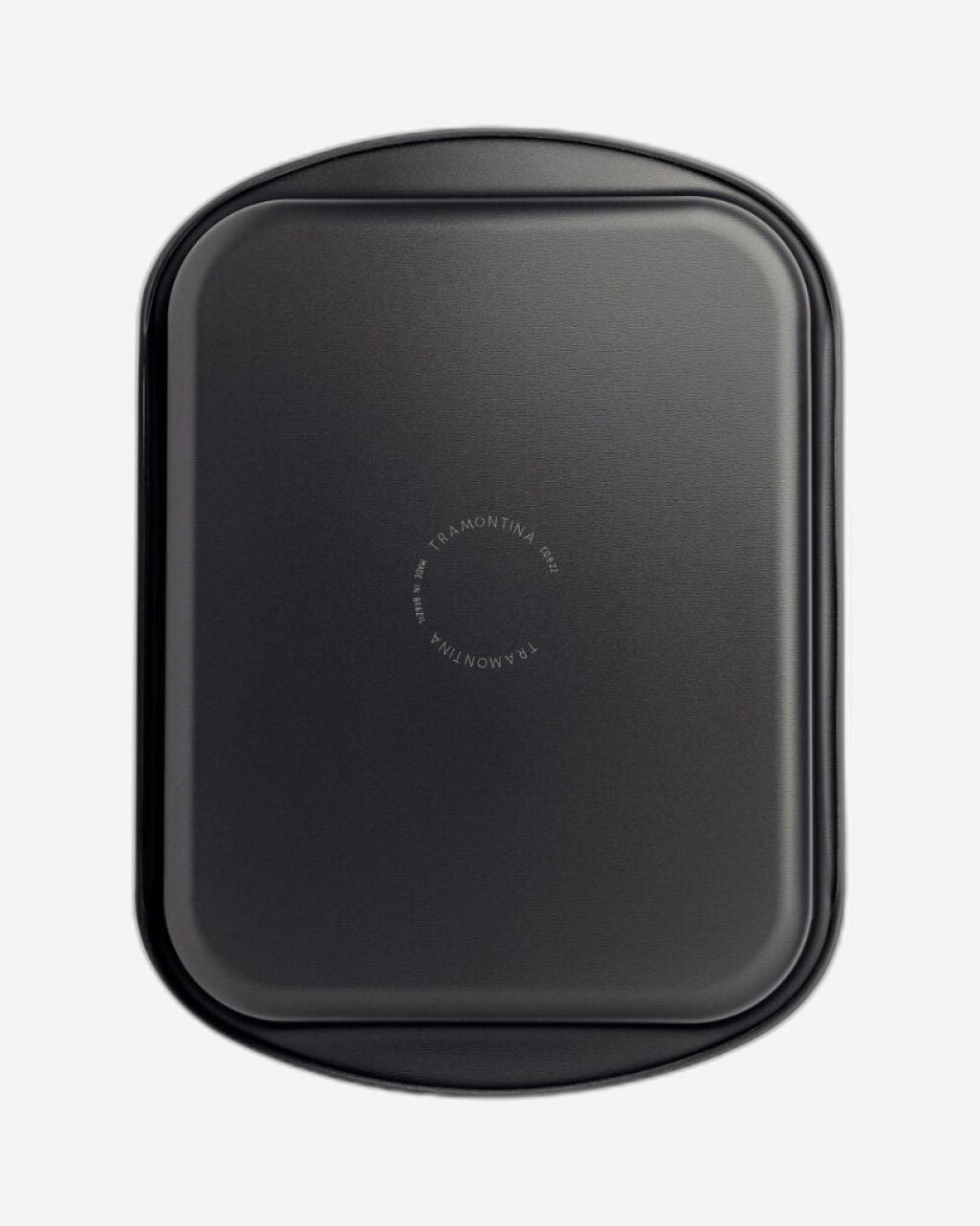 Tramontina Brasil Aluminum Flat Roasting Pan with Interior and Exterior Starflon Max Nonstick Coating Graphite, 34 cm, 2,9 L