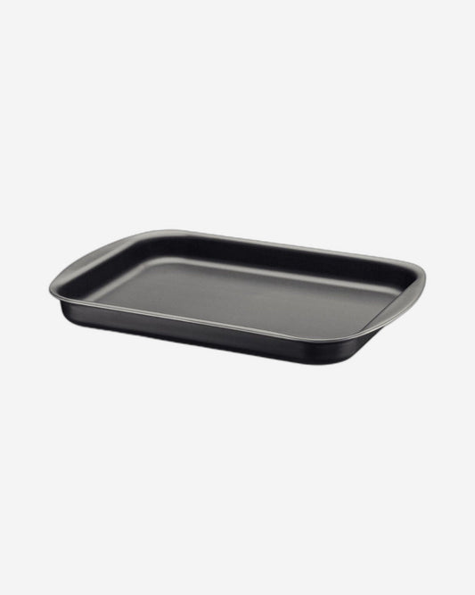 Tramontina Brasil Aluminum Flat Roasting Pan with Interior and Exterior Starflon Max Nonstick Coating Graphite, 40 cm, 3,8 L
