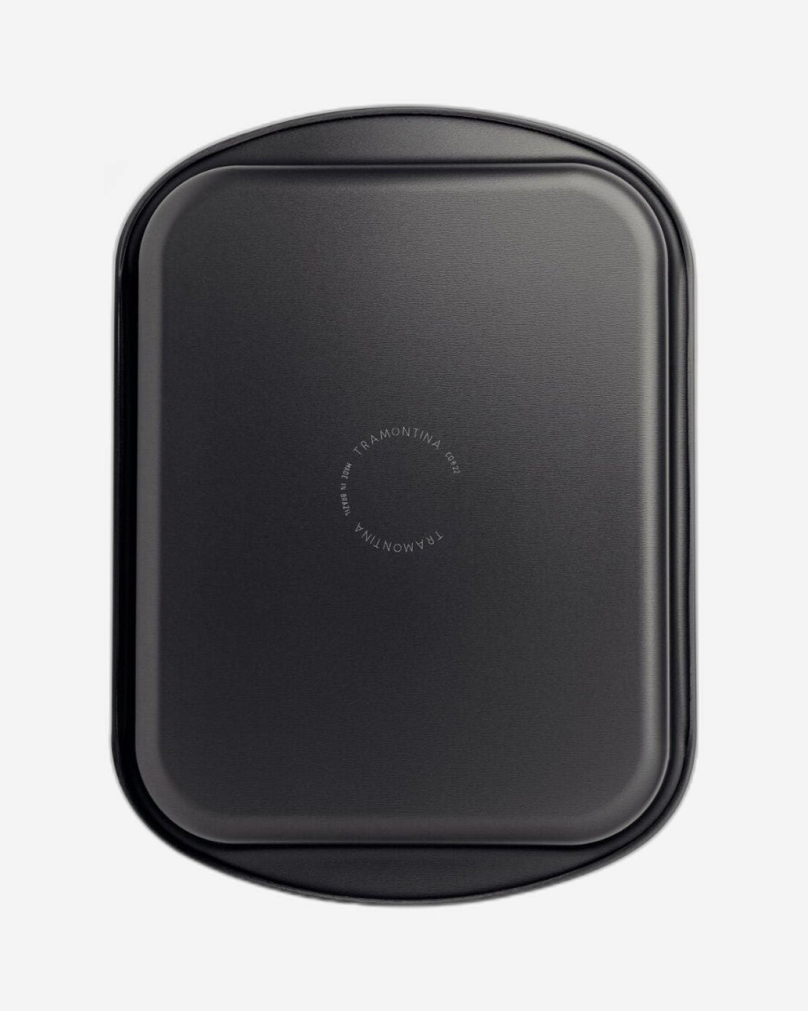 Tramontina Brasil Aluminum Flat Roasting Pan with Interior and Exterior Starflon Max Nonstick Coating Graphite, 40 cm, 3,8 L