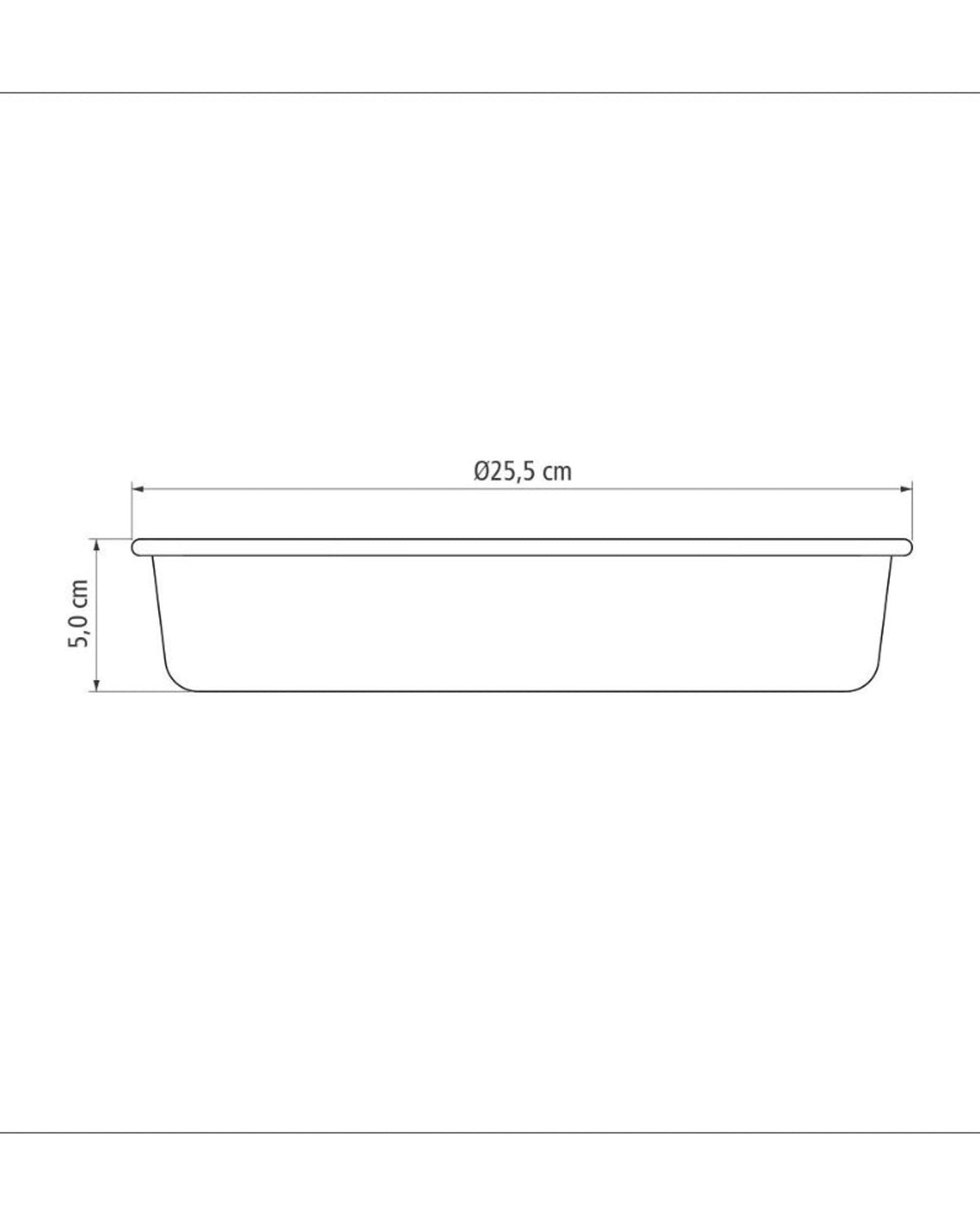 Tramontina Brasil Aluminum Round Baking Pan with Interior and Exterior Starflon Max Nonstick Coating Graphite, 24 cm, 2,1 L