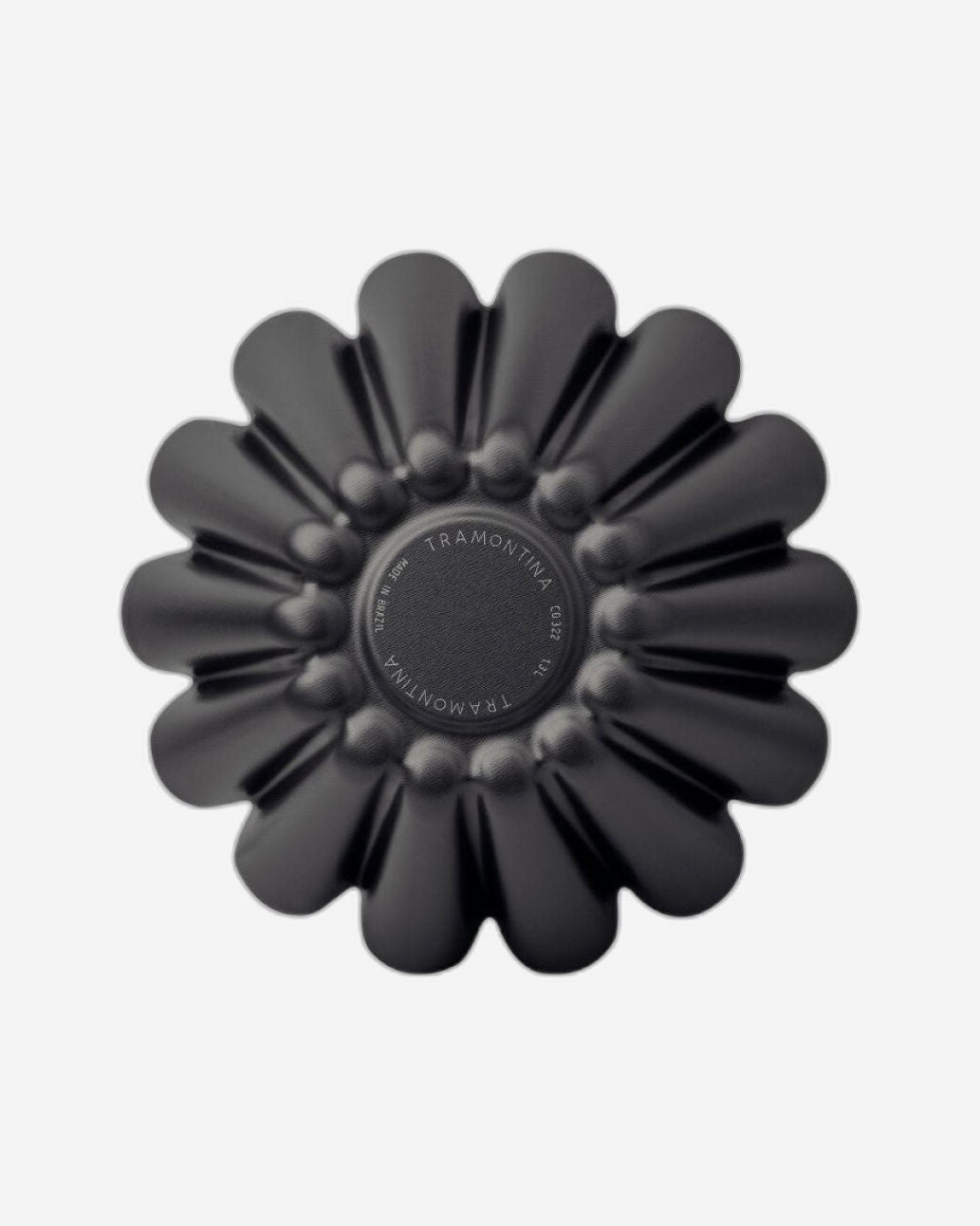 Tramontina Brasil Aluminum Brioche Mold with Interior and Exterior Starflon Max Nonstick Coating Graphite, 22 cm, 1,3 L