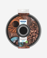 Tramontina Brazil  Brasil 26cm Graphite Aluminum Cake Pan with Removable Bottom and Starflon Max PFOA Free Nonstick Coating