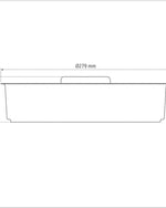 Tramontina Brazil  Brasil 26cm Graphite Aluminum Cake Pan with Removable Bottom and Starflon Max PFOA Free Nonstick Coating