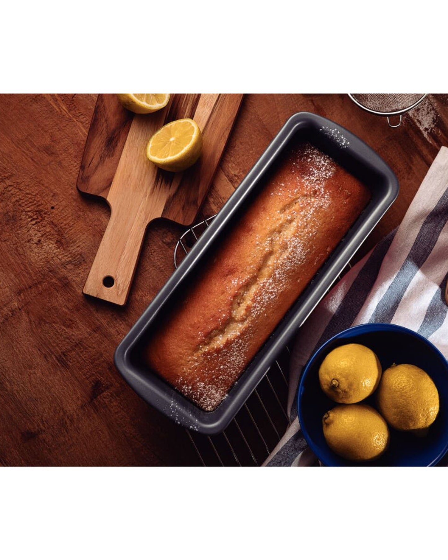 Tramontina Brasil Aluminum Bread Mold with Starflon Max Nonstick Coating Graphite, 30 cm, 1,9 L