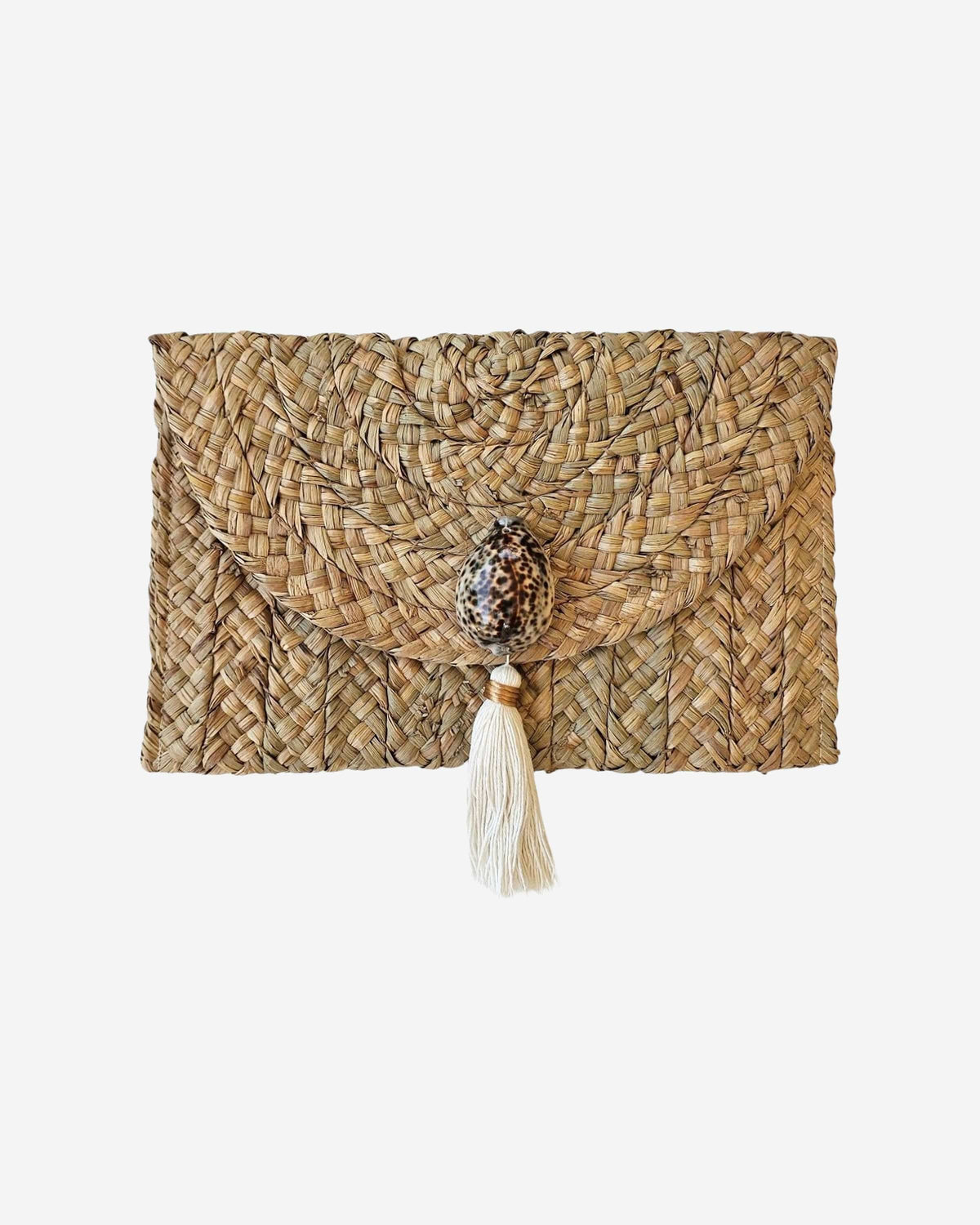 OHSun Moana Egg Shell & Straw Clutch