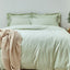 Christy Organic Duvet Cover 200TC Sage Green