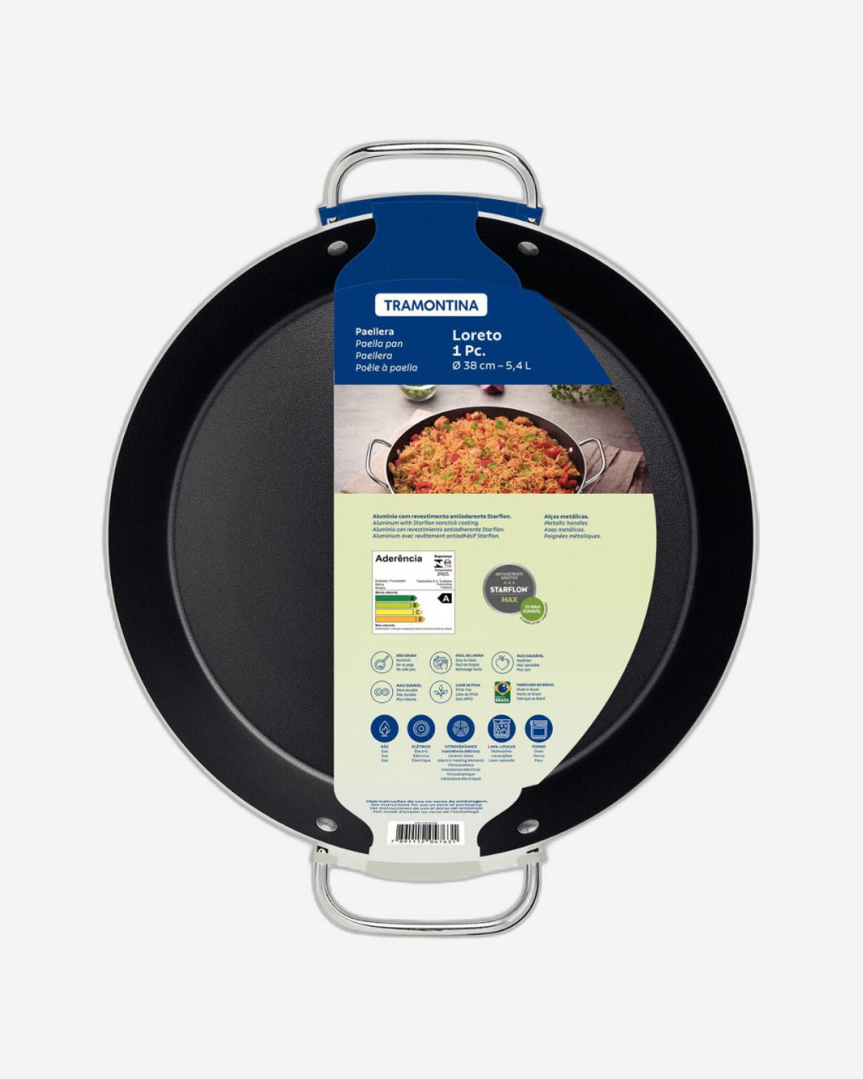 TramontinaLoreto Paella Pan 5.4L