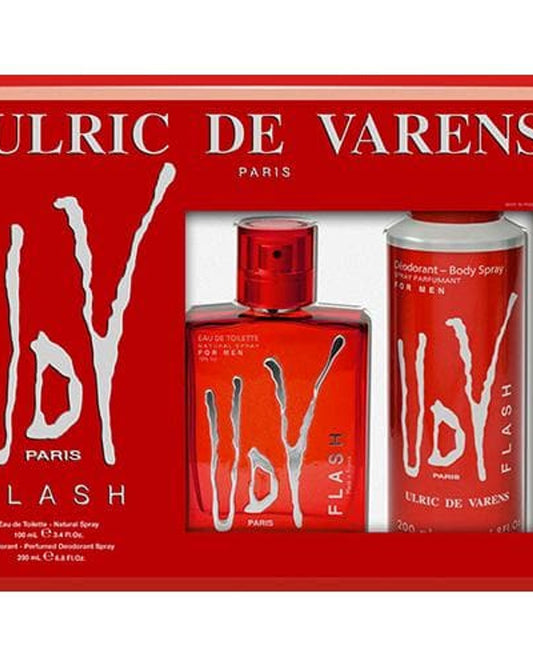 Ulric De Varens Coffret Flash (EDT 100ml + Perfumed Deodorant 200ml)