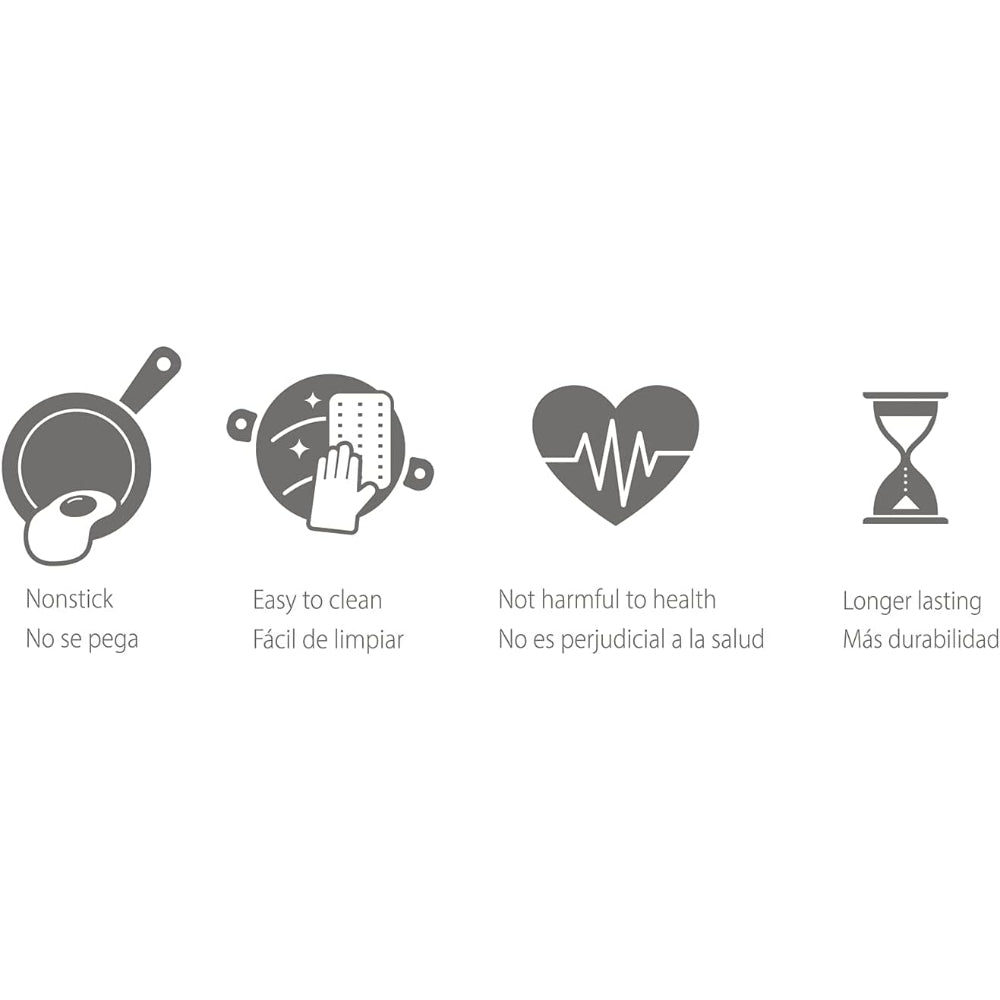 Tramontina Brazil  Sicilia 9 Pieces Hazelnut Aluminum Cookware Set with Interior and Exterior Starflon Excellent PFOA Free Nonstick Coating